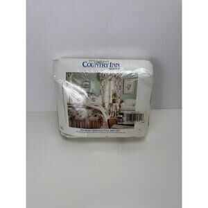 Vtg Country Inn By Stevens Full Sheet Set Candy Stripe Rose Percale New Sealed